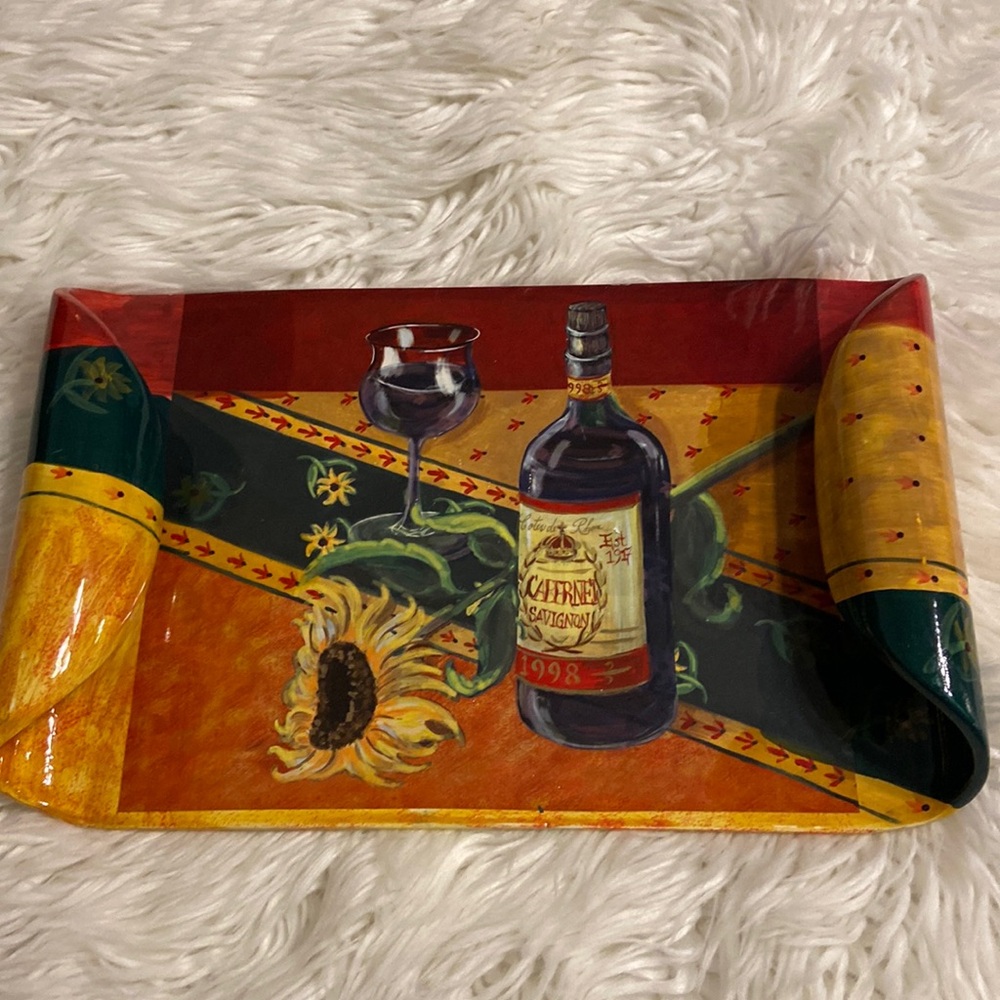 Napa Valley Ambiance Ceramic Trey Dishwasher Safe see all photos